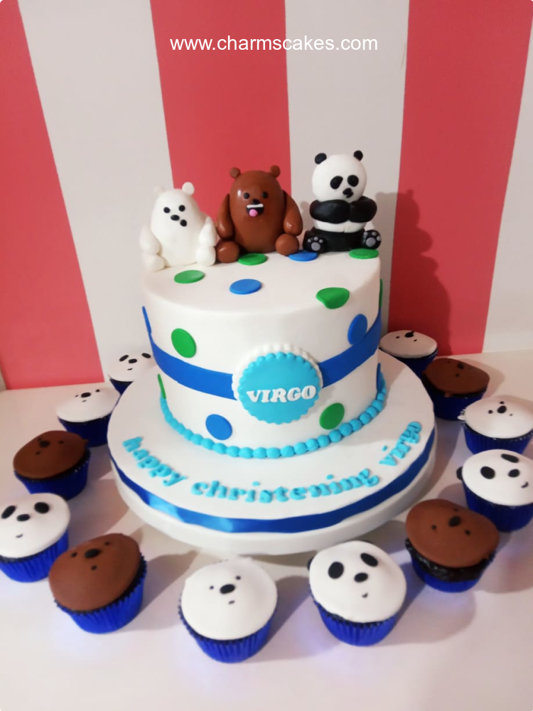 Care Bears We Bare Bears Custom Cake