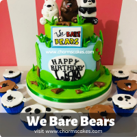 Liam's Bears We Bare Bears Custom Cake