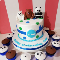 Care Bears We Bare Bears Custom Cake