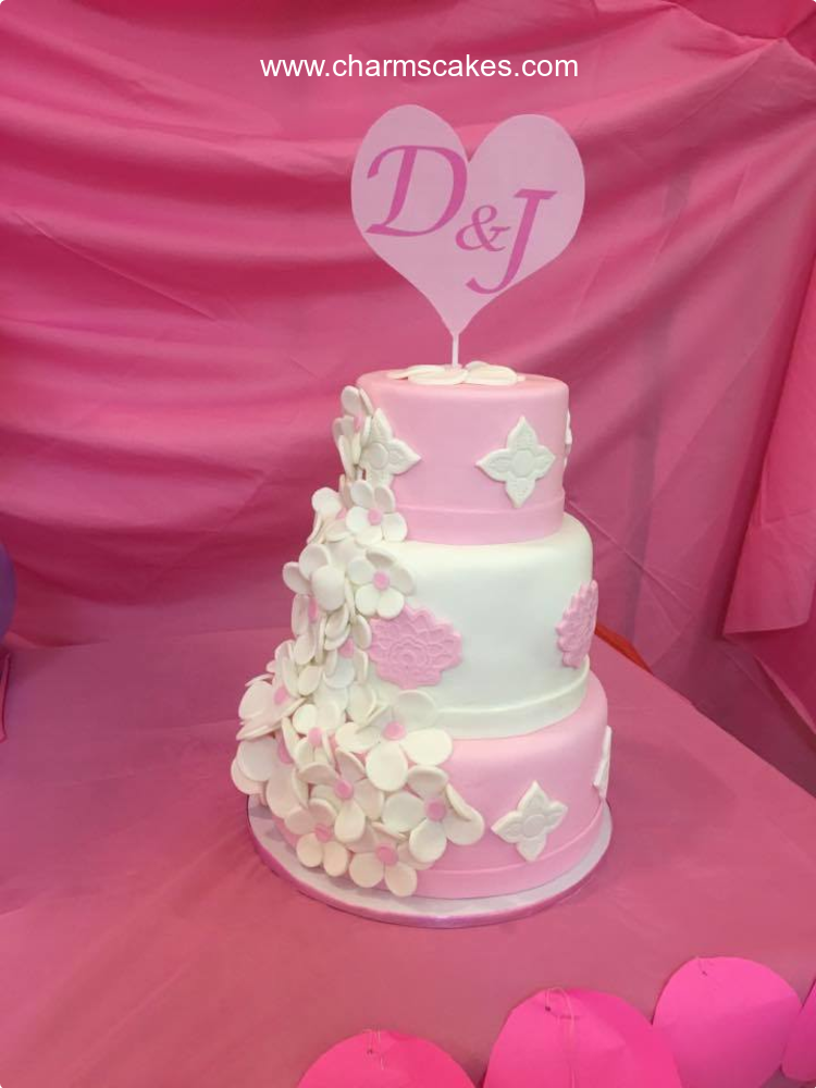 D and J Wedding & Anniversaries Custom Cake
