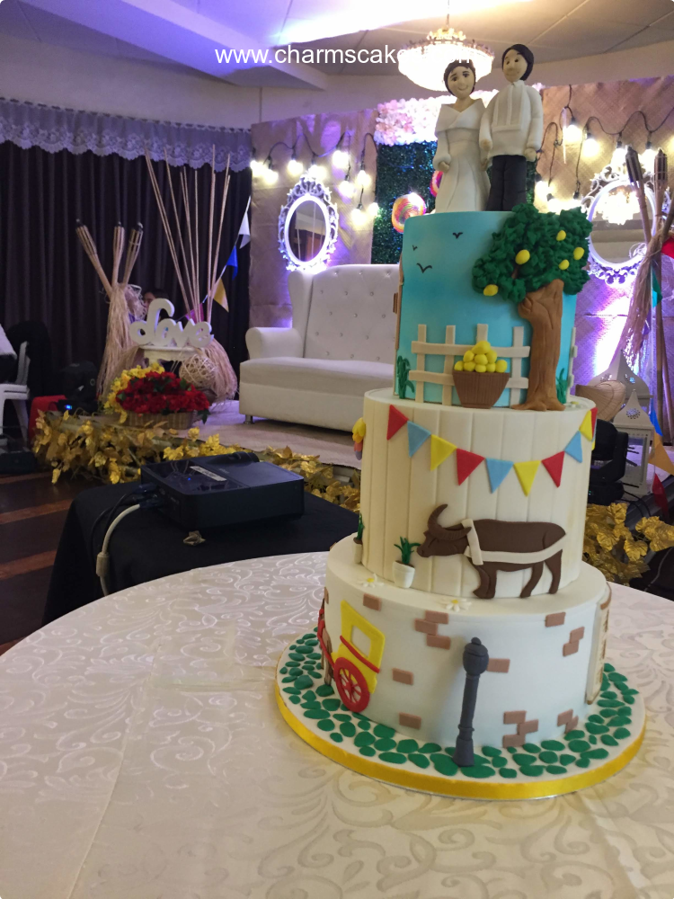 Filipiniana Wedding & Anniversaries Custom Cake