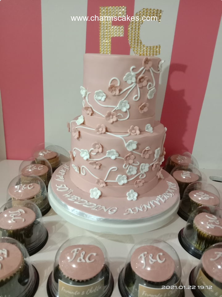 Anniversary Wedding & Anniversaries Custom Cake