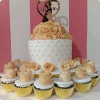 Me & You Wedding & Anniversaries Custom Cake
