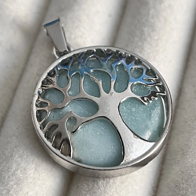 Кулон Дерево життя - амазоніт, впевненість та рішучість