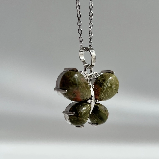 Кулон Метелик - унакіт