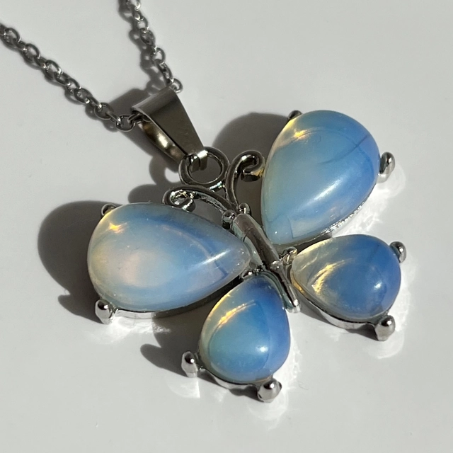 Кулон Метелик - опаліт