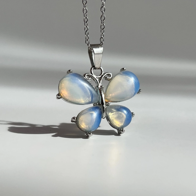 Кулон Метелик - опаліт