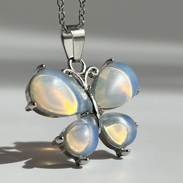 Кулон Метелик - опаліт