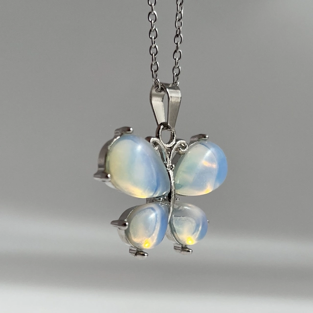 Кулон Метелик - опаліт