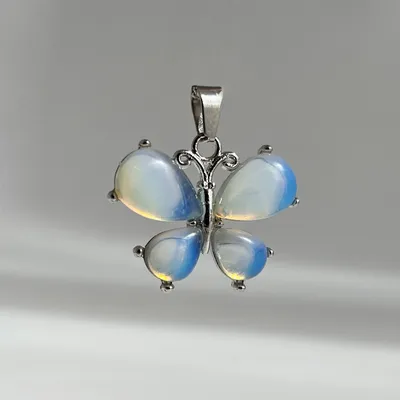 Кулон Метелик - опаліт
