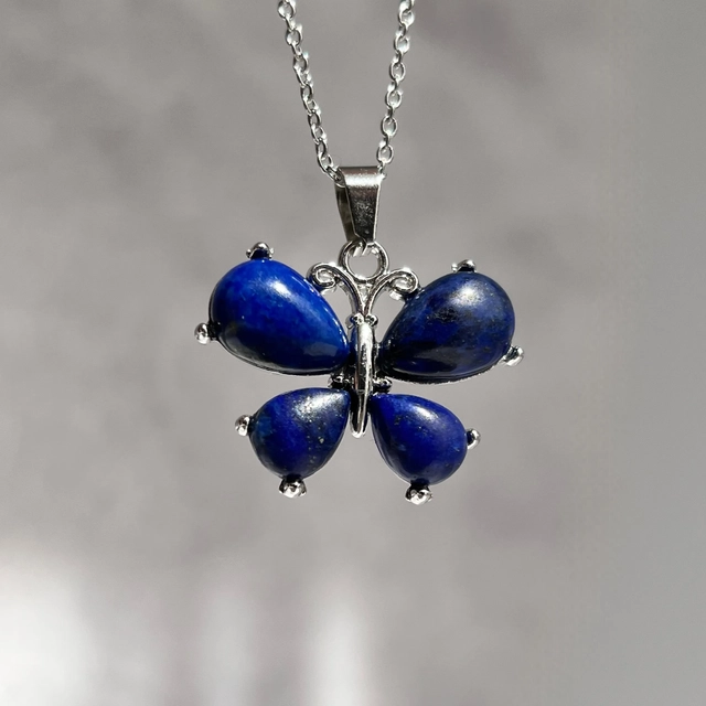 Кулон Метелик - лазурит