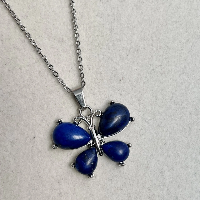 Кулон Метелик - лазурит