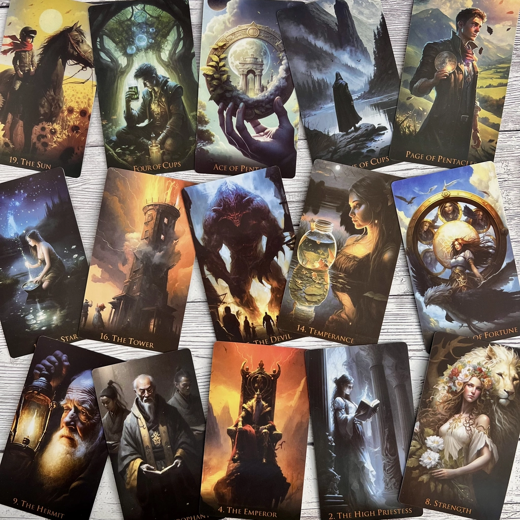Weird World Tarot, 12х7