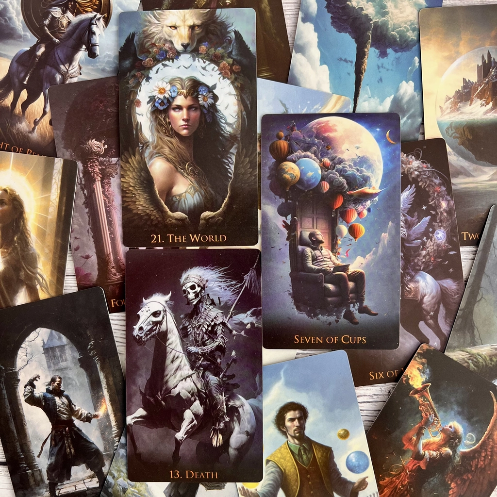 Weird World Tarot, 12х7