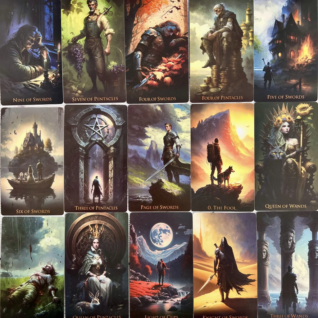 Weird World Tarot, 12х7