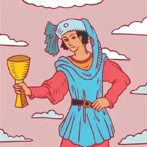 Карта Таро Паж Кубків: значення та опис