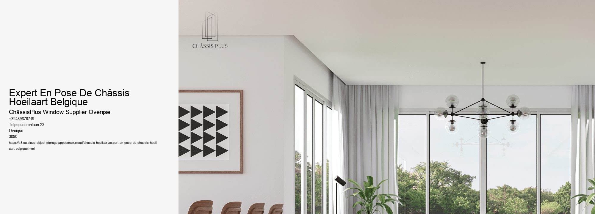 Expert En Pose De Châssis Hoeilaart Belgique