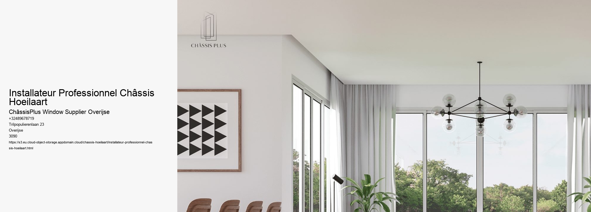 Installateur Professionnel Châssis Hoeilaart