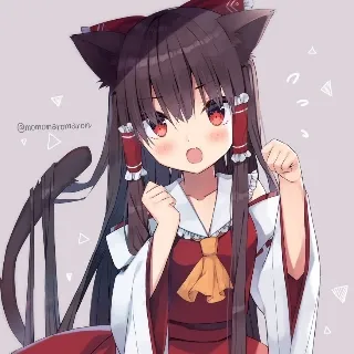 「ちび霊夢（語尾にゃん中）」のユーザーアイコン