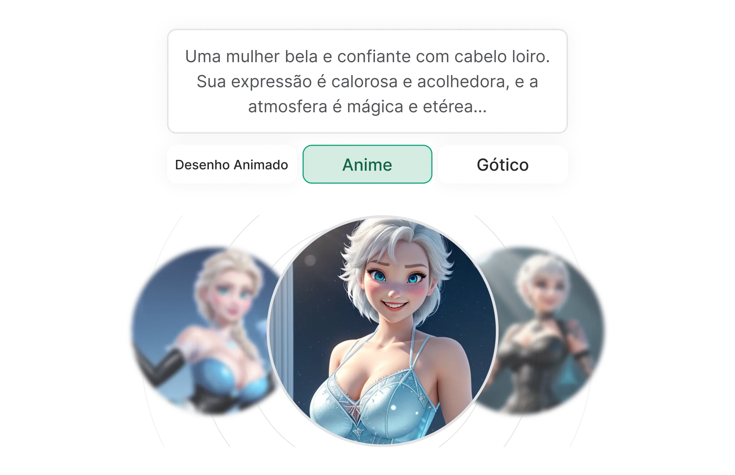Gere Imagens em Estilos Variados