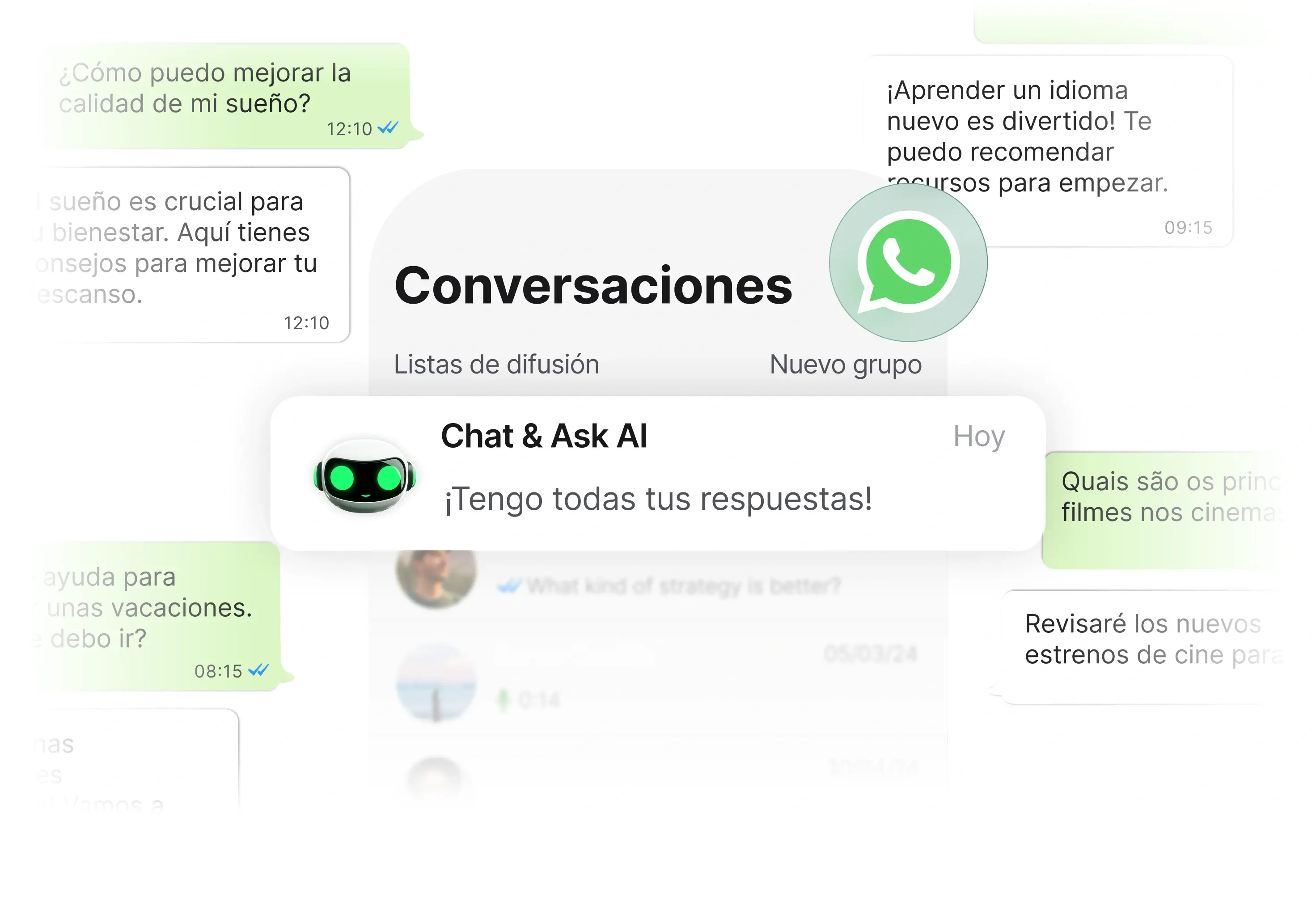 Ejemplo de imagen de chat de WhatsApp