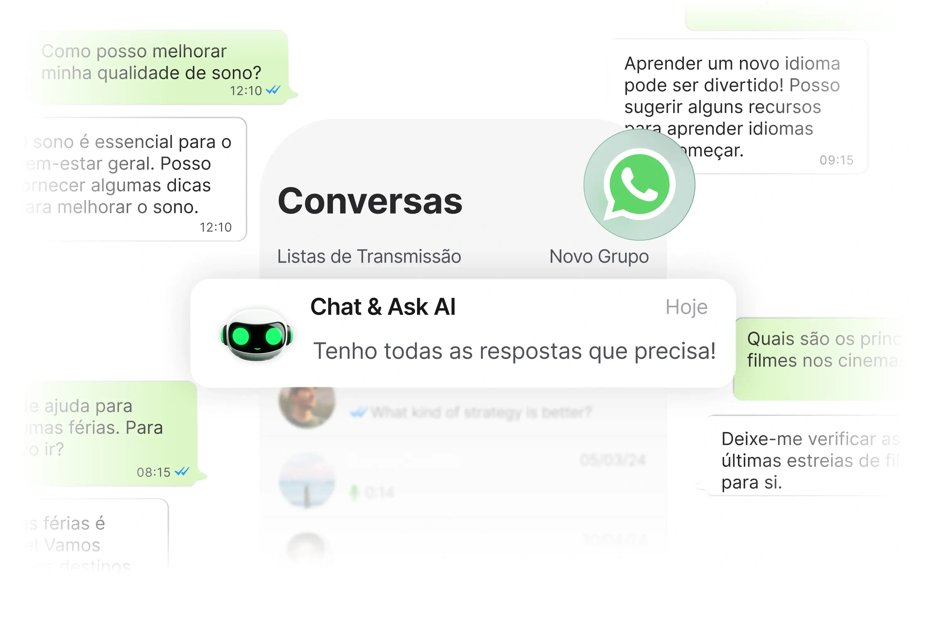 Exemplo de imagem de chat do WhatsApp