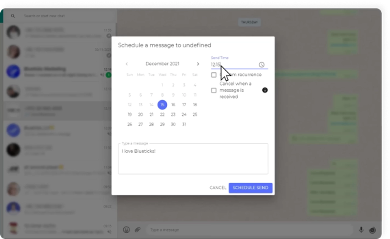 How to schedule a message on WhatsApp: a step-by-step guide | Chatfuel Blog