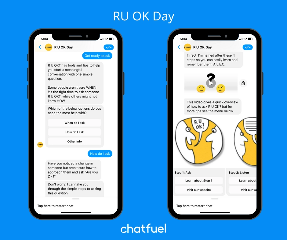 Nonprofit chatbot examples