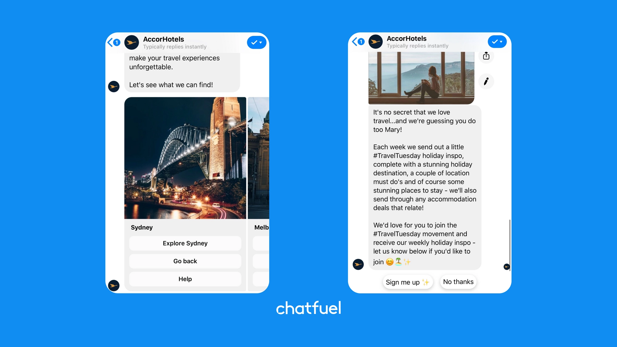 chatbot for travel business