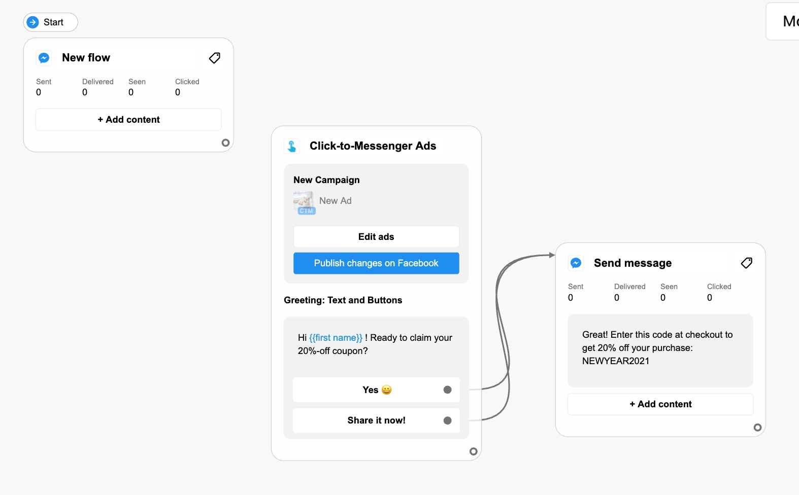 How to create Click-to-Messenger Ads to drive traffic to your bot