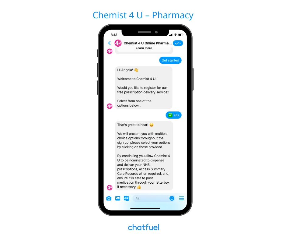 Chatbot or pharmacy