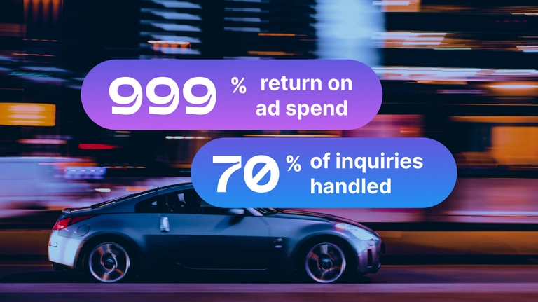 Cover for Agency gets 999% ROAS for an e-commerce customer using Messenger bot