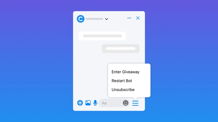 Cover for Engage and navigate users with a Facebook Messenger Persistent Menu