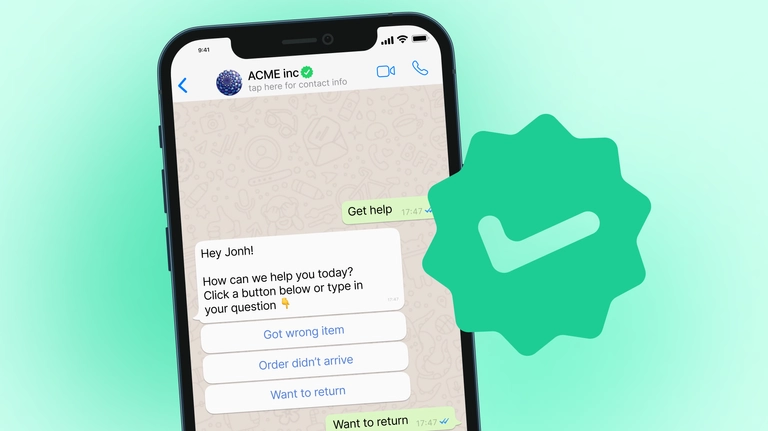 Cover for Cómo obtener la verificación de marca de verificación verde en una cuenta de WhatsApp Business