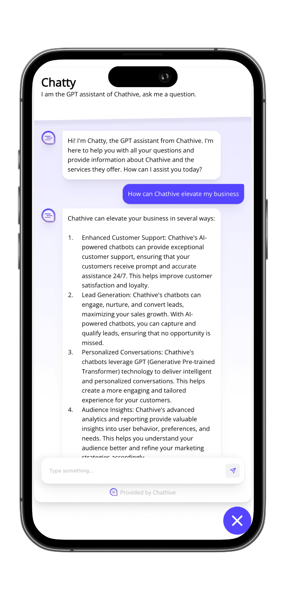 Chathive | Create highly accurate chatbots for 