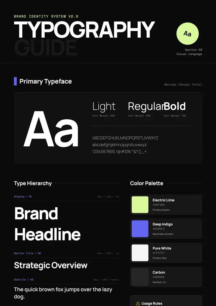 Typography Guide