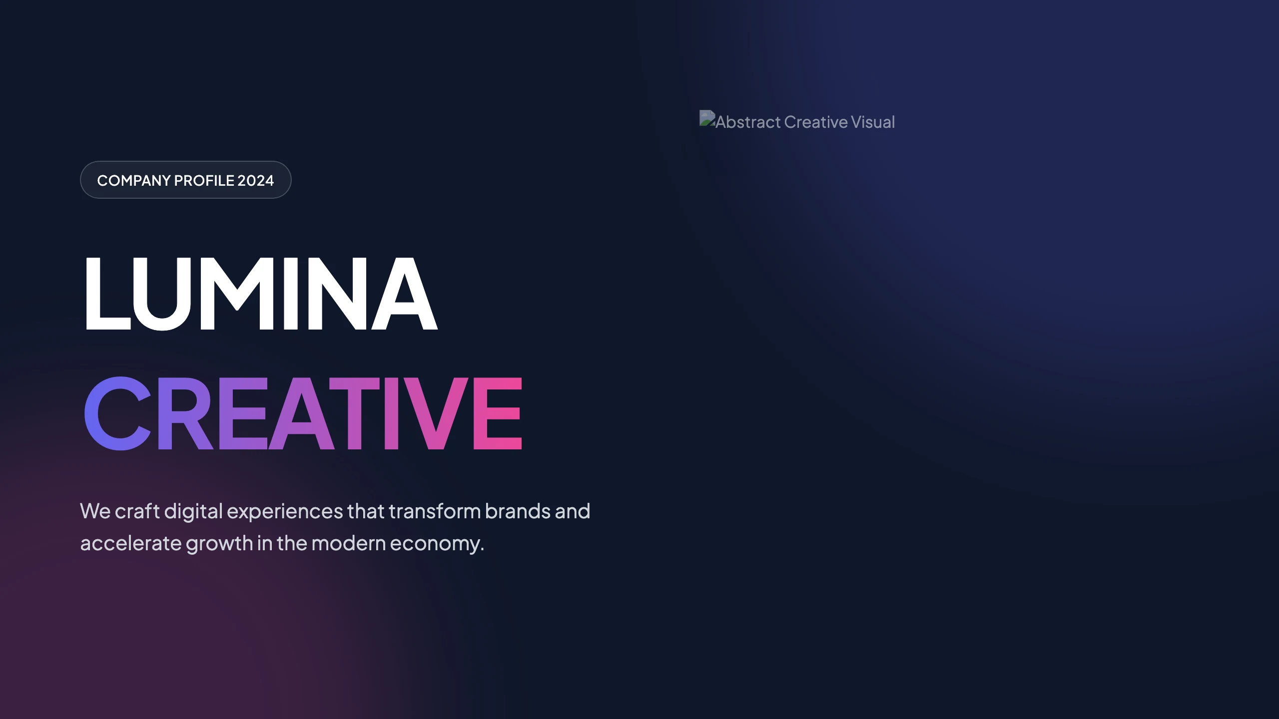 Company Profile: cover