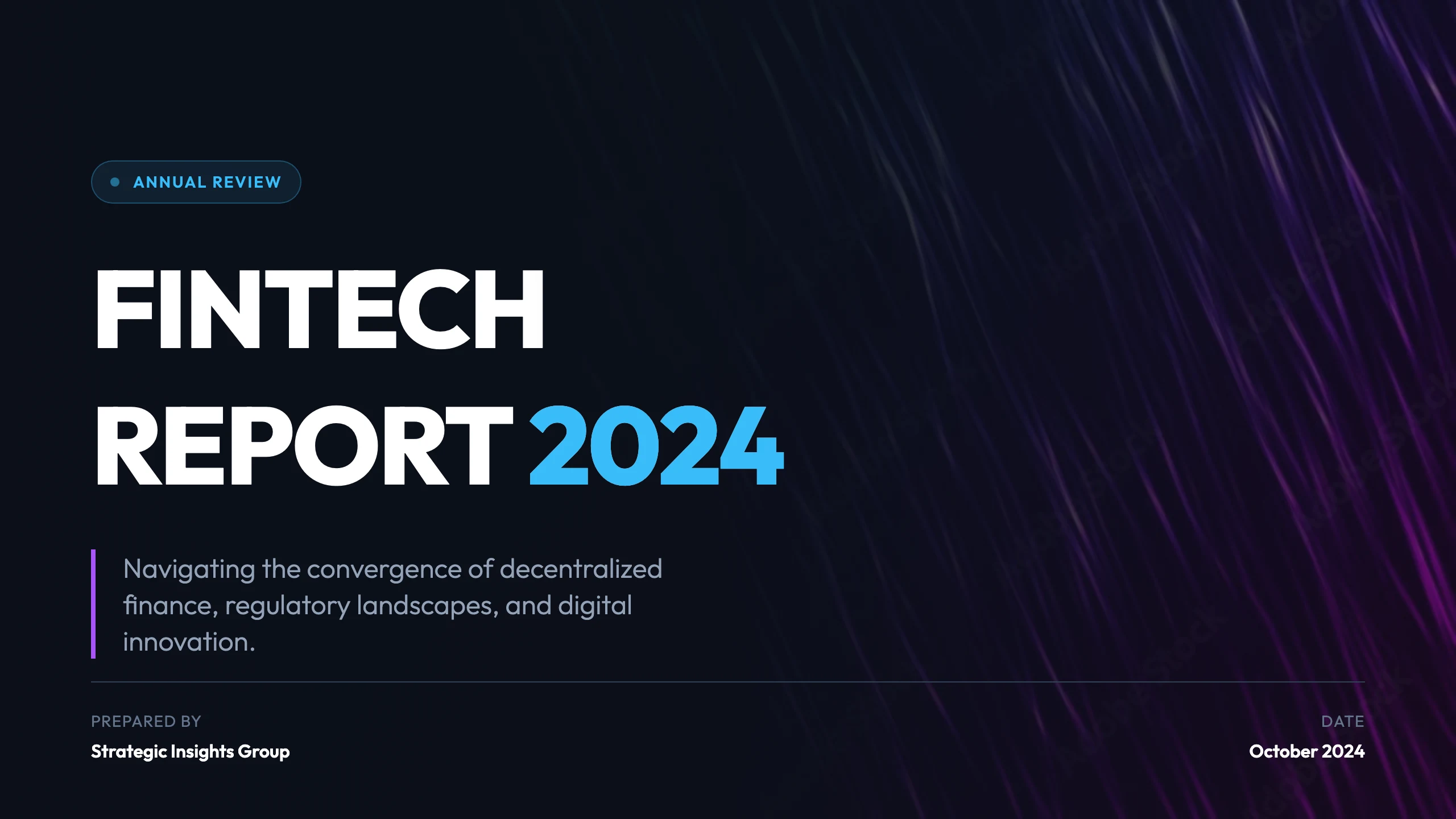 Fintech Report: cover