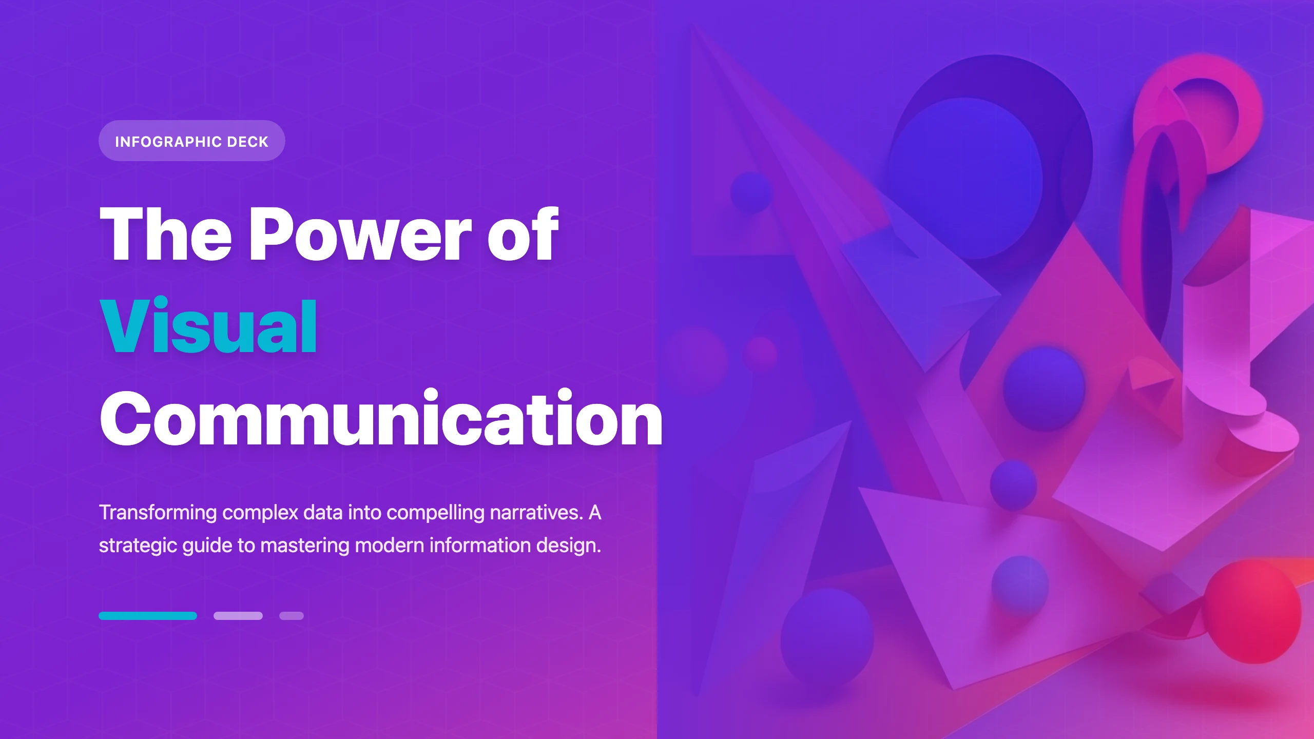 Infographic Deck: cover