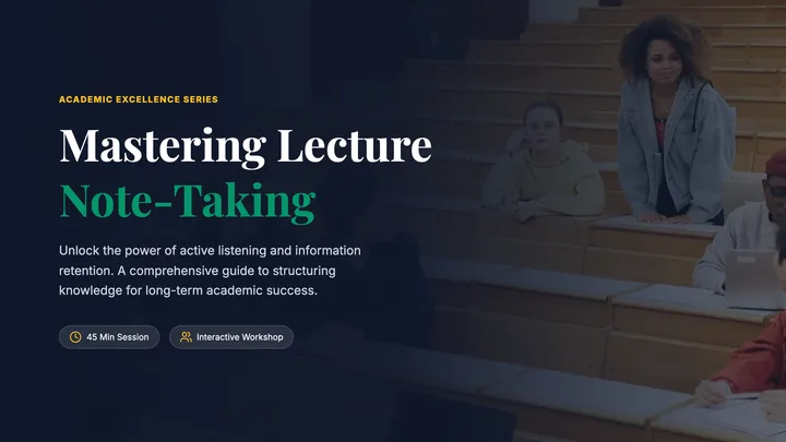 Lecture Notes