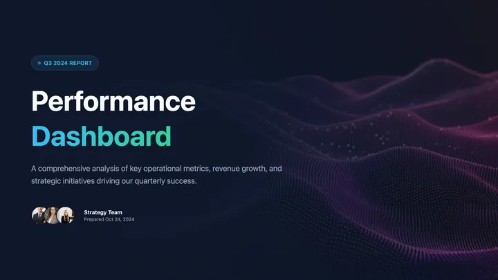 Performance Dashboard