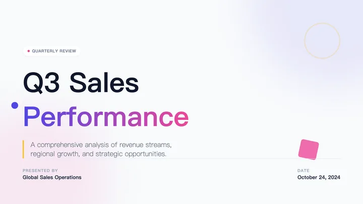 Sales Report