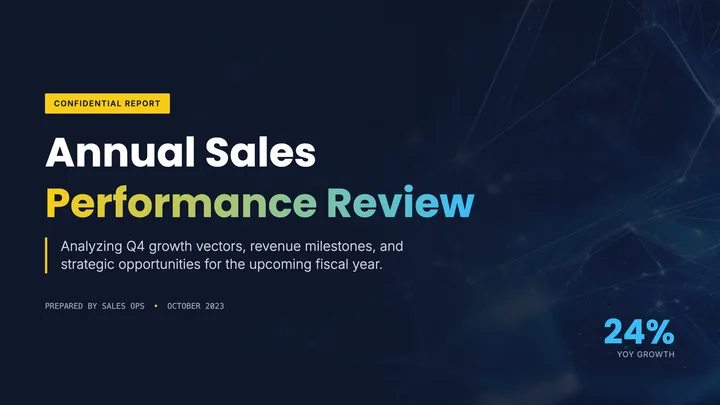 Sales Report