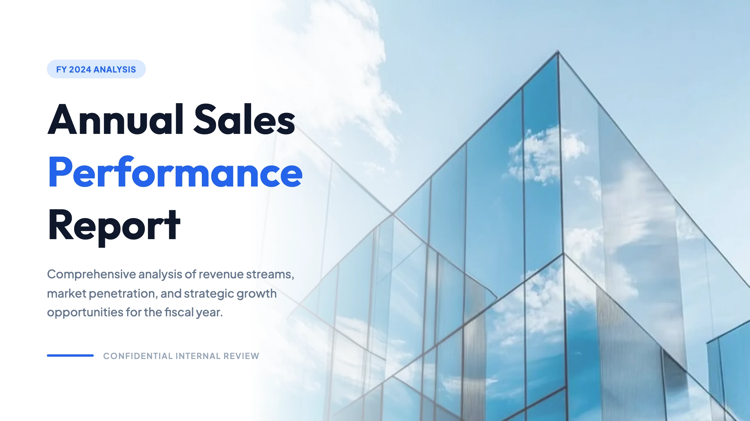 Sales Report: cover