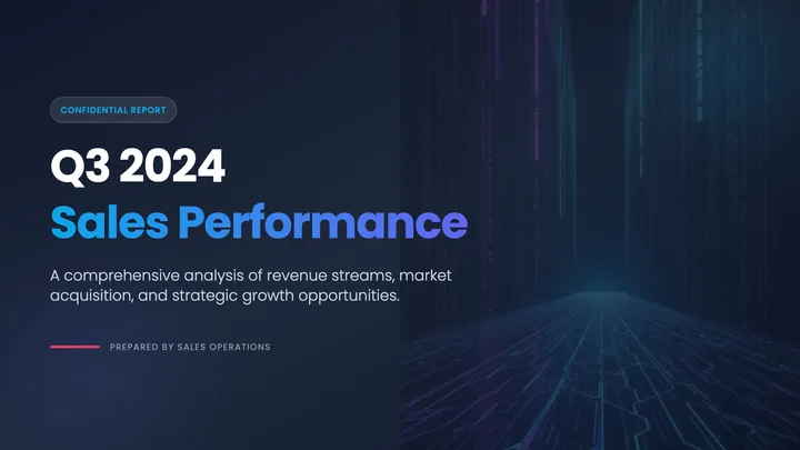 Sales Report