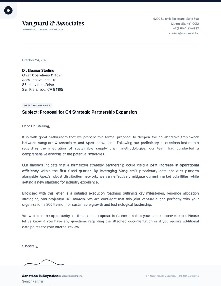 Business Letter