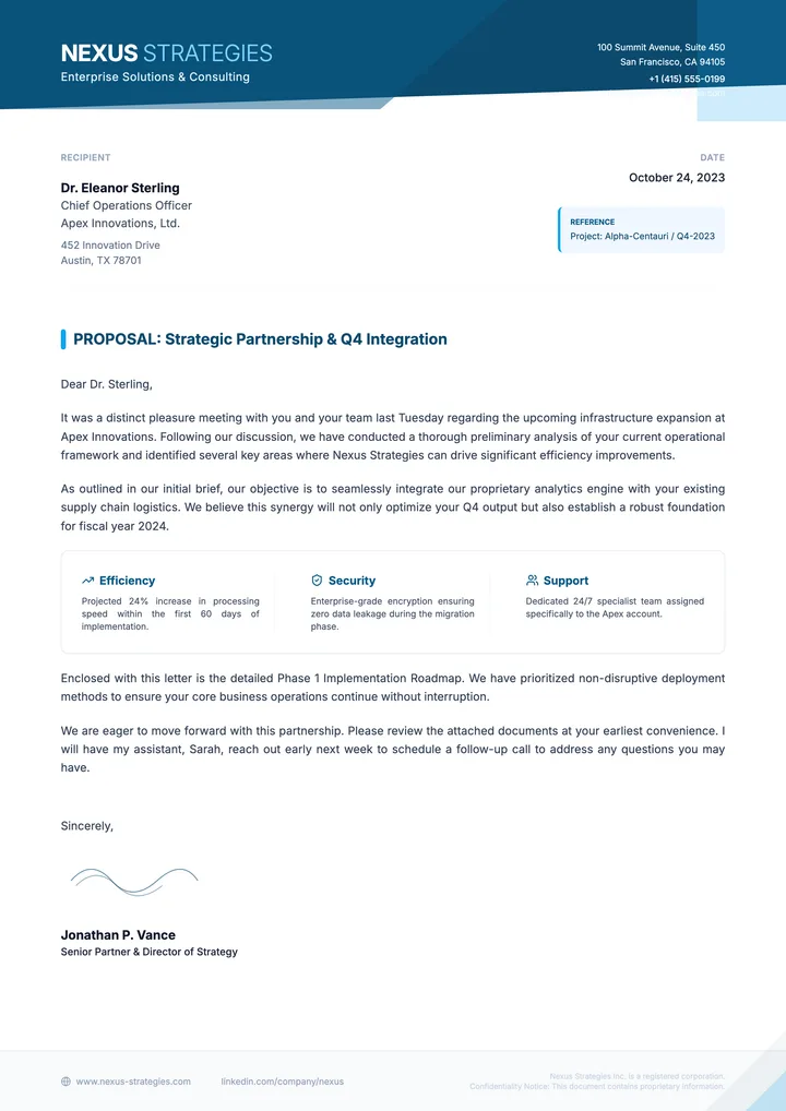 Business Letter