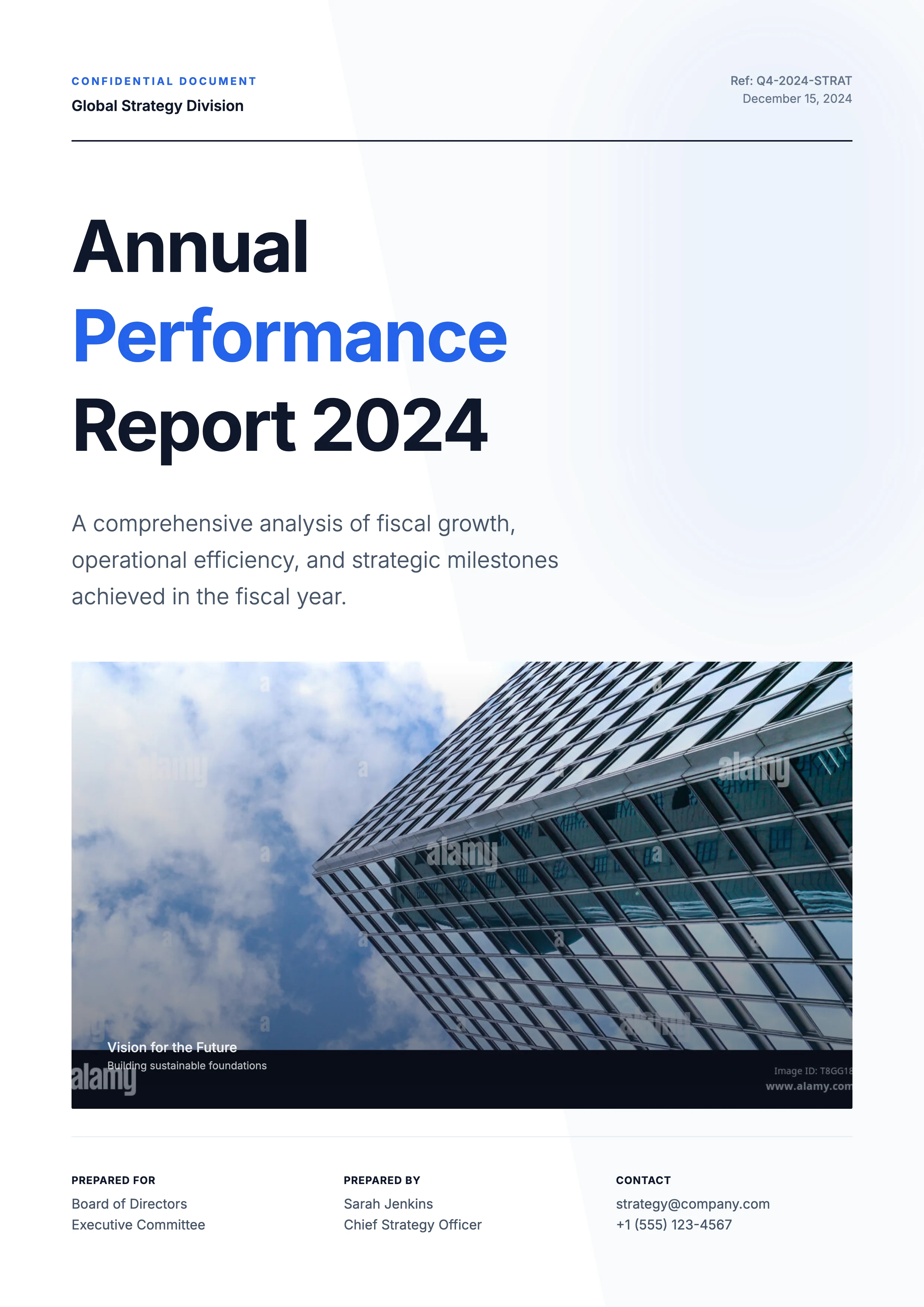 Business Report: cover