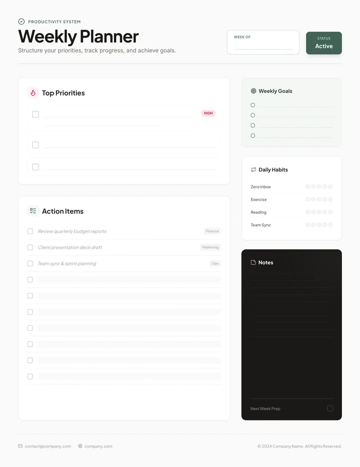 Checklist