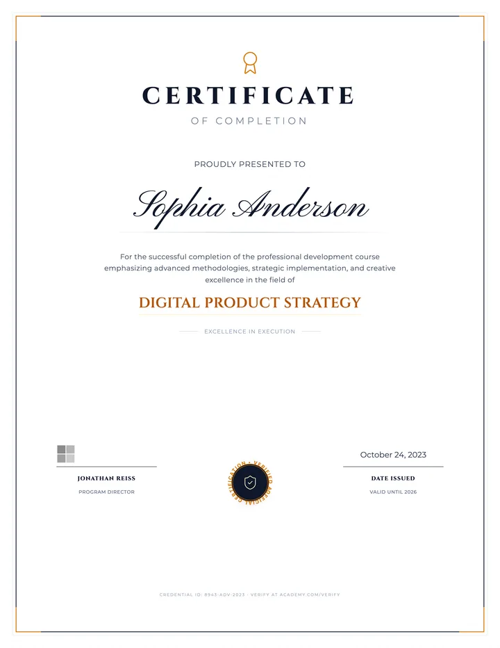 Course Certificate